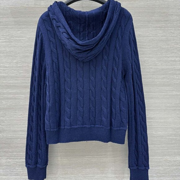 Ralph Lauren Knit Hooded Cardigan - Picture 8 of 8